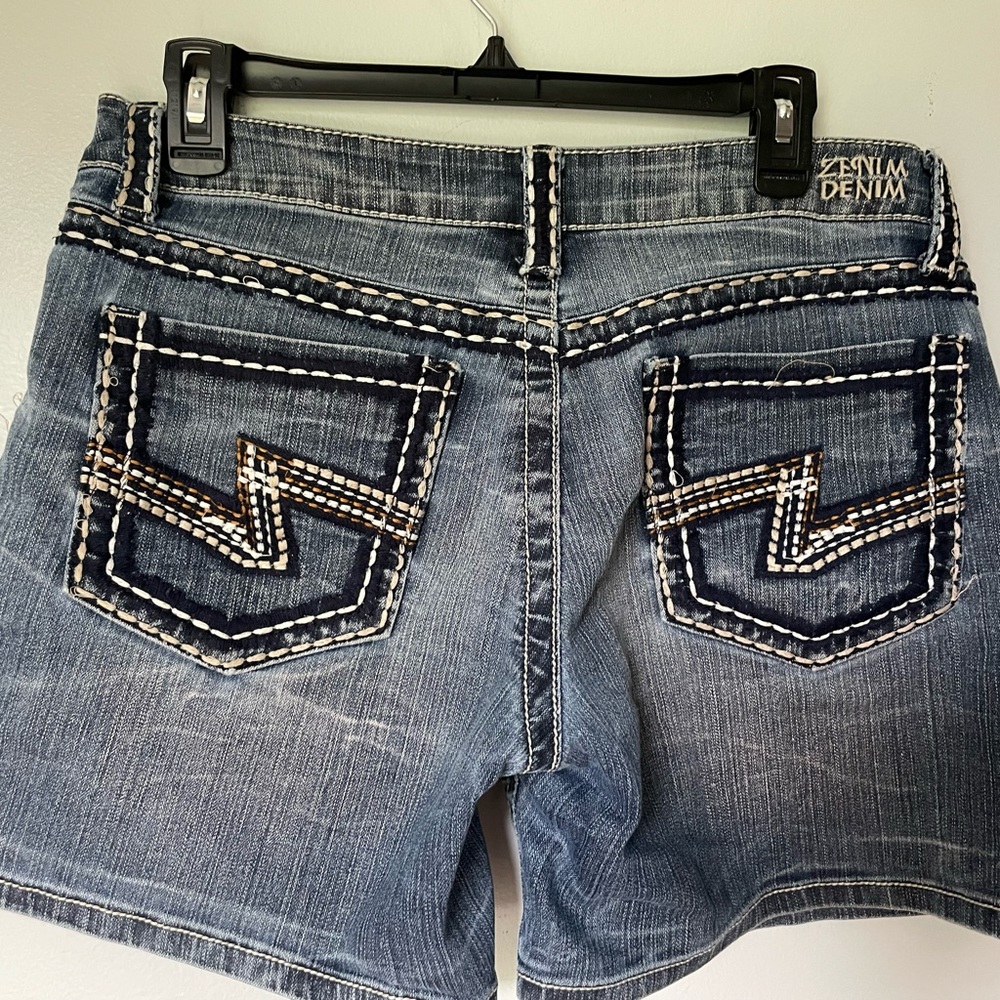 Zenim Denim Shorts, Size 10